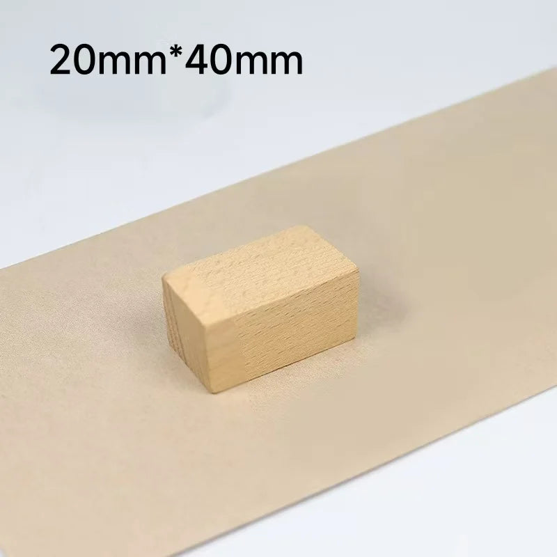 Logo Customized Wooden Ink Stamp DIY Personalized Rubber Stamp Handbook Hobby Student Stationery Scrapbooking Decoration Round