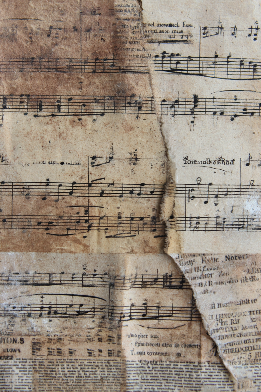 Vintage Music Junk Journal Digital Printouts