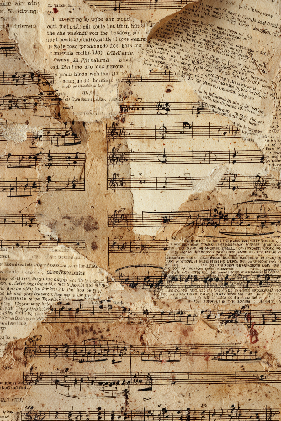 Vintage Music Junk Journal Digital Printouts