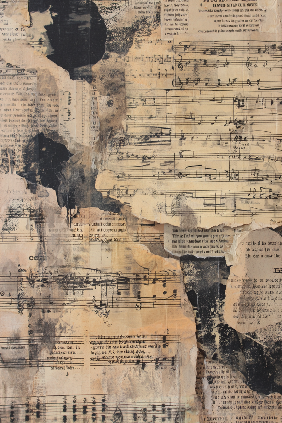 Vintage Music Junk Journal Digital Printouts