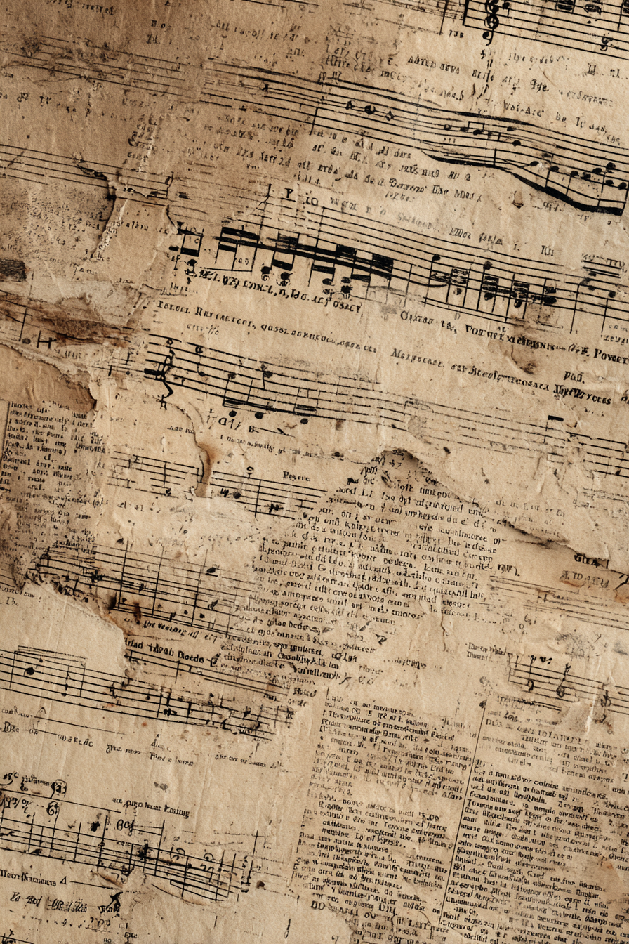 Vintage Music Junk Journal Digital Printouts